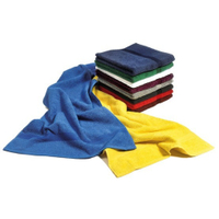 MEGA Clean Professional Baumwoll-Gästetuch,  30 x 50 cm 1200,  1 Packung = 12 Stück,  Farbe: schwarz