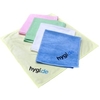 MEGA Clean Professional Stretch light Microfasertuch,  40 x 40 cm 021 + Logo,  Farbe: rose,  mit hygi.de Logo