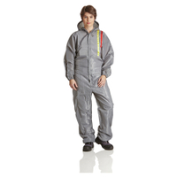 Mehrweg- Lackieroverall,  Kapuze,  grau,  PSA Kategorie 1 LO-M,  1 Stück,  Größe M,  einzeln verpackt
