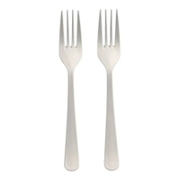 Mehrweg Gabeln,  Bio-PP,  extra stabil,  19 cm 96459,  1 Karton = 20 Packungen à 10 Stück,  Farbe: weiß