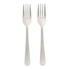 Mehrweg Gabeln,  Bio-PP,  extra stabil,  19 cm 96459,  1 Packung = 10 Stück,  Farbe: weiß