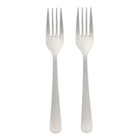 Mehrweg Gabeln,  Bio-PP,  extra stabil,  19 cm 96459,  1 Packung = 10 Stück,  Farbe: weiß