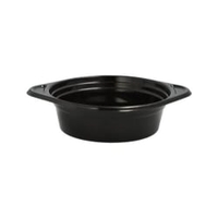 Mehrweg Suppenschale,  Kunststoff,  schwarz,  500 ml 96556,  1 Karton = 18 Packungen à 12 Stück
