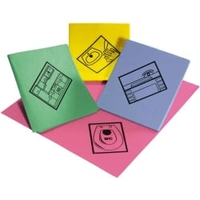 Meiko Beschichtete Tücher,  Feuchtwischtuch,  35 x 40 cm 386380-002-5 ,  1 Packung = 10 Stück,  Farbe: rosa - "WC"