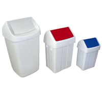 Meiko Schwingdeckel-Eimer,  12 Liter 938146-004-5,  Deckel-Farbe: blau