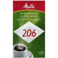 Melitta Filtertüten 206 4006508200658,  1 Packung = 200 Stück