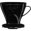 Melitta Kaffeefilter Kunststoff 1 x 4,  schwarz 4006508217564,  1 Packung = 1 Stück