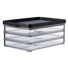 Mepal Aufschnittbox omnia,  3 Schichten 106416040400,  Farbe: schwarz