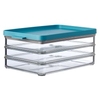 Mepal Aufschnittbox omnia,  3 Schichten 106416092400,  Farbe: grün,  Nordic green