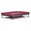 Mepal Aufschnittbox omnia,  stapelbar 106415073700,  Farbe: bordeaux,  Nordic berry