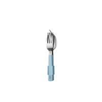 Mepal Besteck Set Campingbesteck,  3-teilig mit Halteclip 105756013800 ,  Farbe: nordic blue