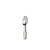 Mepal Besteck Set Campingbesteck,  3-teilig mit Halteclip 105756030600 ,  Farbe: weiß