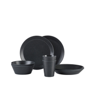 Mepal Bloom Geschirr Set 2 Personen Outdoor,  8-teilig 105959240100 ,  Farbe: pebble black
