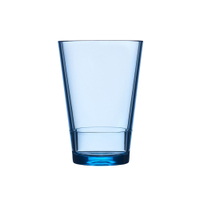 Mepal Flow Glas aus SAN-Kunststoff,  nordic blue 106080413800 ,  Volumen: 275 ml