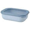 Mepal Frischhaltedose cirqula rechteckig,  1000 ml 106255015700,  Farbe: blau,  Nordic blue