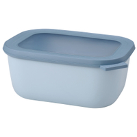 Mepal Frischhaltedose cirqula rechteckig,  1500 ml 106257015700,  Farbe: blau,  Nordic blue