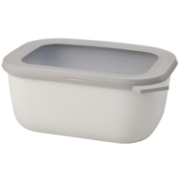 Mepal Frischhaltedose cirqula rechteckig,  1500 ml 106257032500,  Farbe: weiß,  Nordic white