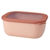 Mepal Frischhaltedose cirqula rechteckig,  3000 ml 106261074300,  Farbe: orange,  Nordic blush
