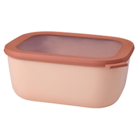 Mepal Frischhaltedose cirqula rechteckig,  3000 ml 106261074300,  Farbe: orange,  Nordic blush