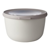 Mepal Frischhaltedose cirqula rund,  1000 ml 106210032500,  Farbe: weiß,  Nordic white