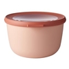 Mepal Frischhaltedose cirqula rund,  1000 ml 106210074300,  Farbe: orange,  Nordic blush
