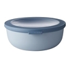 Mepal Frischhaltedose cirqula rund,  1250 ml 106212015700,  Farbe: blau,  Nordic blue