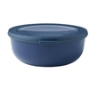 Mepal Frischhaltedose cirqula rund,  1250 ml 106212016800,  Farbe: dunkelblau,  Nordic denim
