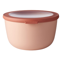 Mepal Frischhaltedose cirqula rund,  2000 ml 106214074300,  Farbe: orange,  Nordic blush