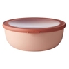 Mepal Frischhaltedose cirqula rund,  2250 ml 106216074300,  Farbe: orange,  Nordic blush