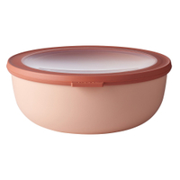 Mepal Frischhaltedose cirqula rund,  2250 ml 106216074300,  Farbe: orange,  Nordic blush