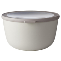 Mepal Frischhaltedose cirqula rund,  3000 ml 106218032500,  Farbe: weiß,  Nordic white