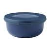 Mepal Frischhaltedose cirqula rund,  350 ml 106204016800,  Farbe: dunkelblau,  Nordic denim