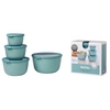Mepal Frischhaltedose Set cirqula rund,  4-teilig,  hoch 106233092400,  Farbe: grün,  Nordic green