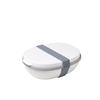 Mepal Lunchbox Ellipse duo,  1425 ml 107640030600,  Farbe: weiß,  Nordic white