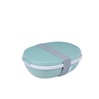 Mepal Lunchbox Ellipse duo,  1425 ml 107640092400,  Farbe: grün,  Nordic green