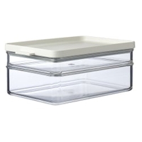 Mepal Vorratsdose Frühstück omnia duo,  2 Schichten 106417032500,  Farbe: weiß,  Nordic white