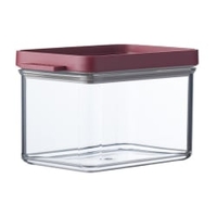 Mepal Vorratsdose omnia rechteckig,  700 ml 106411073700,  Farbe: bordeaux,  Nordic berry