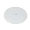 Metaltex Abfluss Abdeckung aus Gummi,  weiß 297550 084,  Material: PVC,  Ø 10, 5 cm