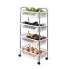 Metaltex Chrometherm Oslo Allzweckwagen 342404 322,  Maße: 41 x 26 x 83 cm,  4 Etagen