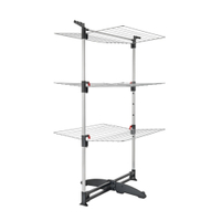 Metaltex Ciclone Vario Turmwäschetrockner,  3 Etagen 405871 010,  Maße: 78 x 68 x 137 cm