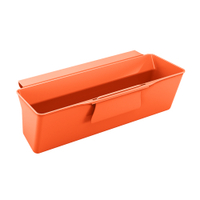 Metaltex Clean Tex Auffangschale für Küchenabfälle 297526001,  Maße: 35 x 16 x 13,  orange