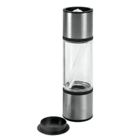 Metaltex Duo Salz- und Gewürzmühle 252808 010,  Material: Inox-Edelstahl/Acryl