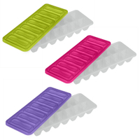 Metaltex Eiswürfelformer mit Deckel,  für 14 Eiswürfel 253524 080,  1 Stück,  Deckel farbig sortiert