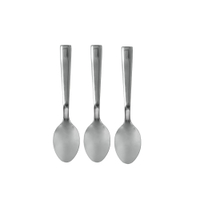 Metaltex Espressolöffel aus Inox-Edelstahl,  3-teilig 259909000,  1 Set
