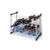 Metaltex Flaschenregal,  plastifiziert 383724 039,  Maße: 58 x 26 x 45 cm,  24 Flaschen,  Cabernet