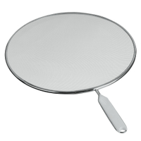 Metaltex Fritto Spritzschutz,  verzinnt 206133 080,  Durchmesser: 33 cm