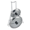 Metaltex Galileo Topfdeckelhalter 350614 039,  Maße: 26 x 9 x 36 cm