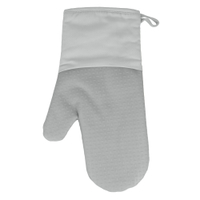 Metaltex Grill-/Topfhandschuh aus Silikon/Baumwolle 239522080,  1 Stück,  grau