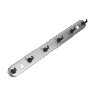 Metaltex Imperial Hängeleiste,  6 Haken,  Inox-Edelstahl 233220 010,  Breite: 35 cm