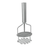 Metaltex Imperial Kartoffelstampfer,  doppelt 195102 010,  Länge: 25, 5 cm